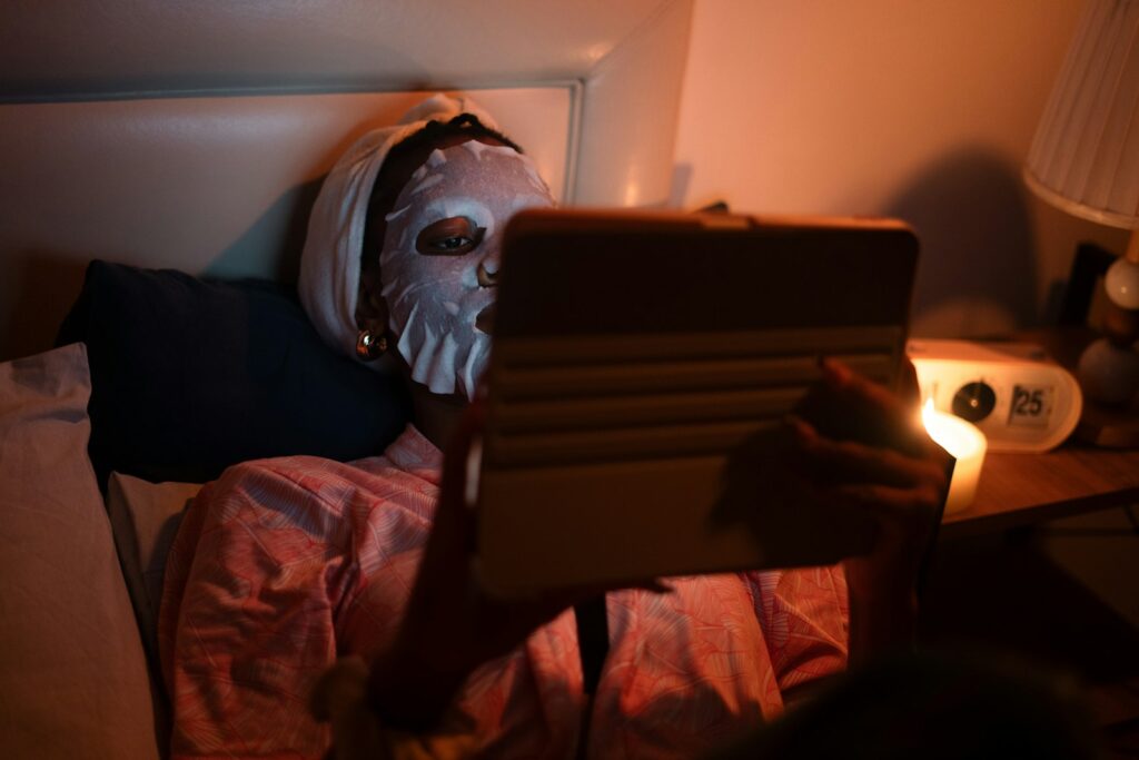 Siliconen LED-masker voor het gezicht met rode lichttherapie