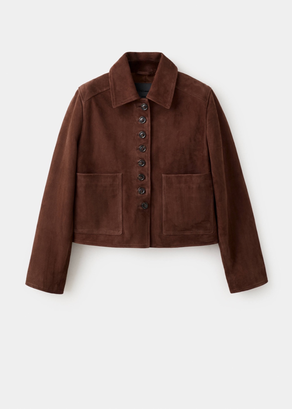 Productfoto van Suède jasje met knopen