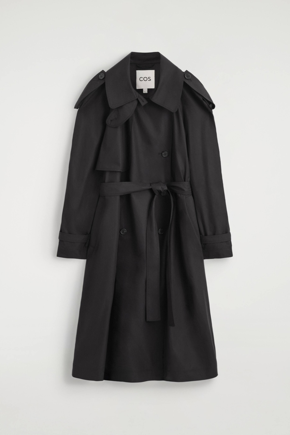 Productfoto van FUNNEL-NECK COTTON TRENCH COAT