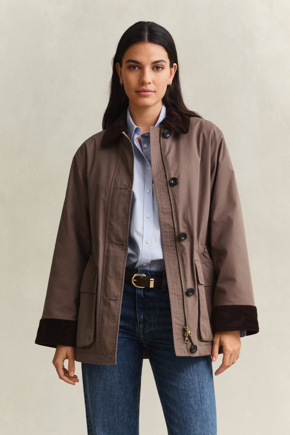 Productfoto van Gewaxt outdoorjack
