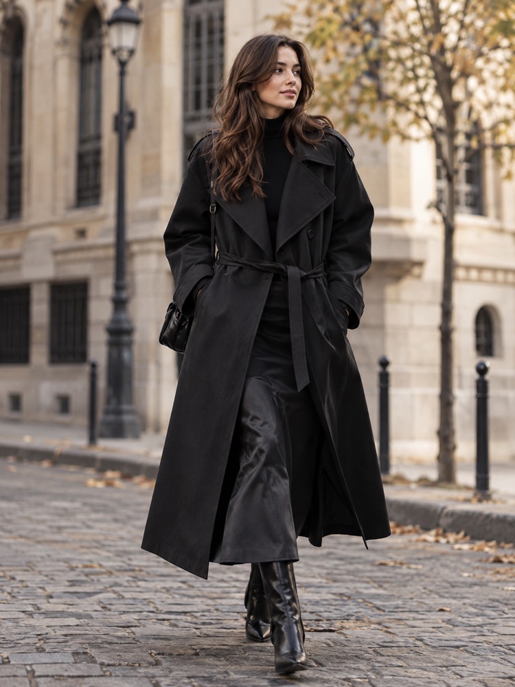 AI-sfeerbeeld ter inspiratie bij Oversized Trench Coat