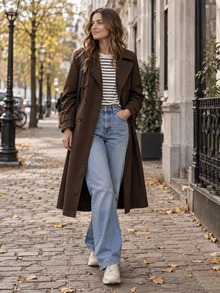 AI-sfeerbeeld ter inspiratie bij VMCHELSEA Trenchcoat